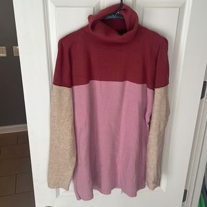 Vici colorblock small sweater, like new